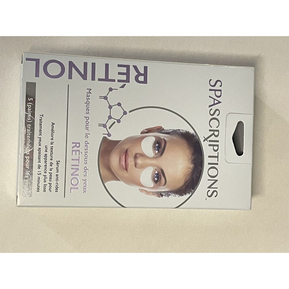 Spascriptions Retinol Under-Eye Pads 5 Pairs Anti-Wrinkle Collagen Vitamin C